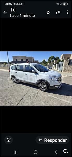 Usado Dacia Lodgy Comfort 115 CV (84 kW) 2022 Blanco Monovolumen