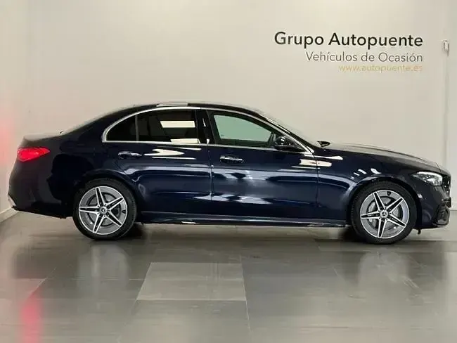 Usado Mercedes C300e AMG 313 CV (230 kW) 2023 Azul Berlina