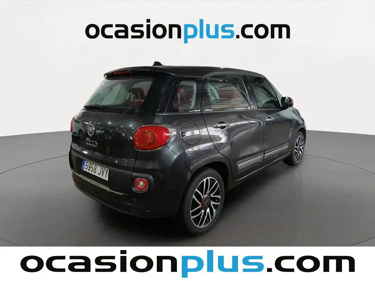 Usado Fiat 500L Pop Star 95 CV (69 kW) 2016 Gris Monovolumen