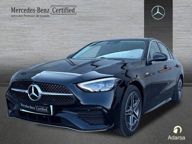 Usado Mercedes C300e AMG line 313 CV (230 kW) 2025 Negro Berlina