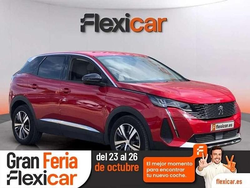 Burdeos Usado 2021 Peugeot 3008 Allure Monovolumen | 16.090 € (Buen precio) - Imagen 1/4