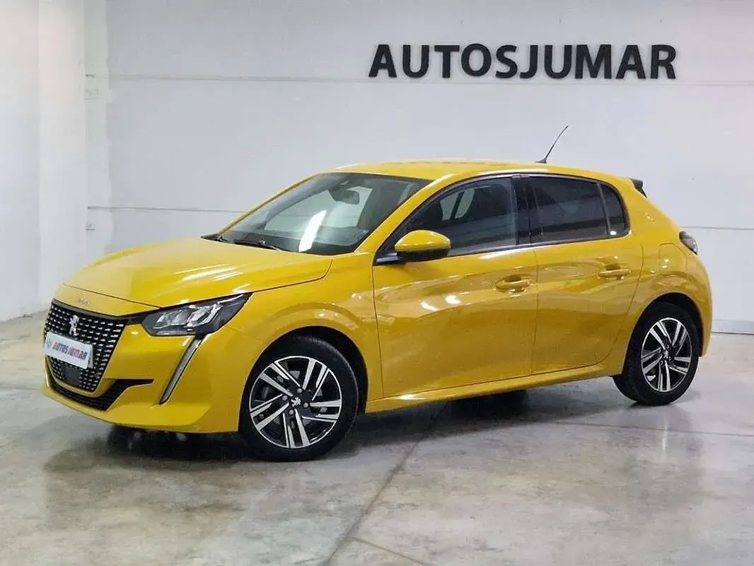 Usado Peugeot 208 Allure 99 CV (72 kW) 2022 Amarillo Utilitario