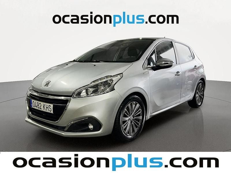 Usado Peugeot 208 Style 100 CV (73 kW) 2018 Gris Utilitario