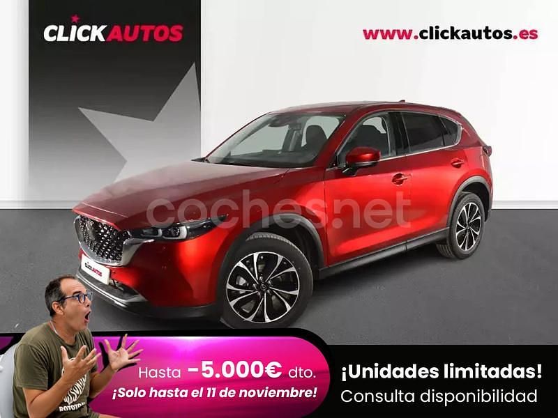 Rojo Usado 2025 Mazda CX-5 Exclusive-Line SUV | 32.750 € (Precio justo) - Imagen 1/4