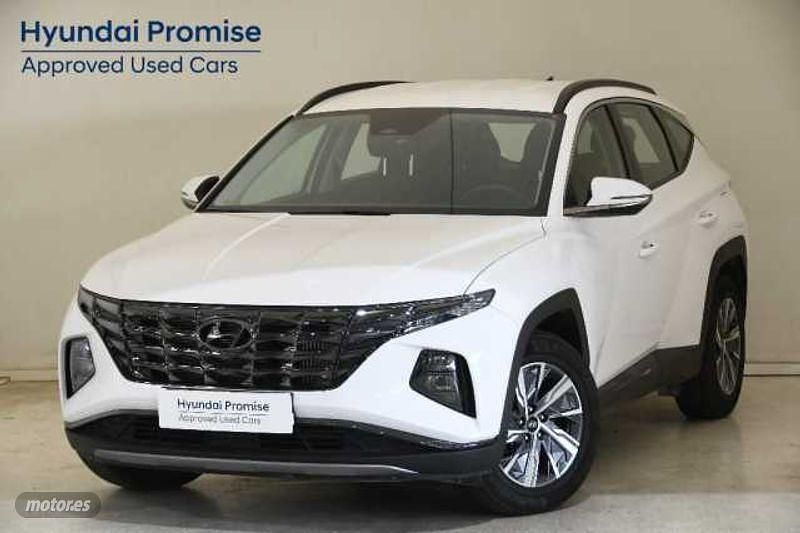 Atlas white Usado 2024 Hyundai Tucson SUV | 25.600 € (Precio justo) - Imagen 1/4