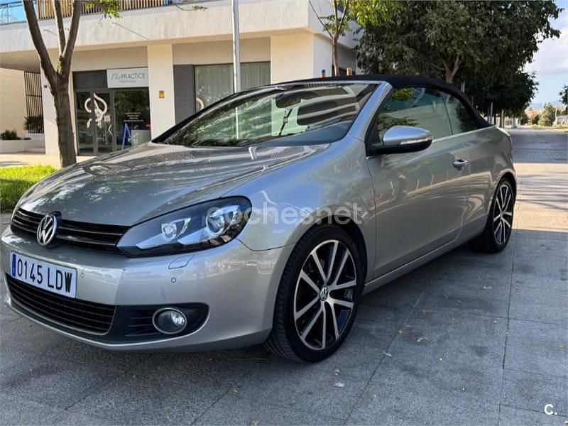 Gris / plata Usado 2012 VW Golf Cabriolet Descapotable | 13.000 € (Un poco caro) - Imagen 1/4