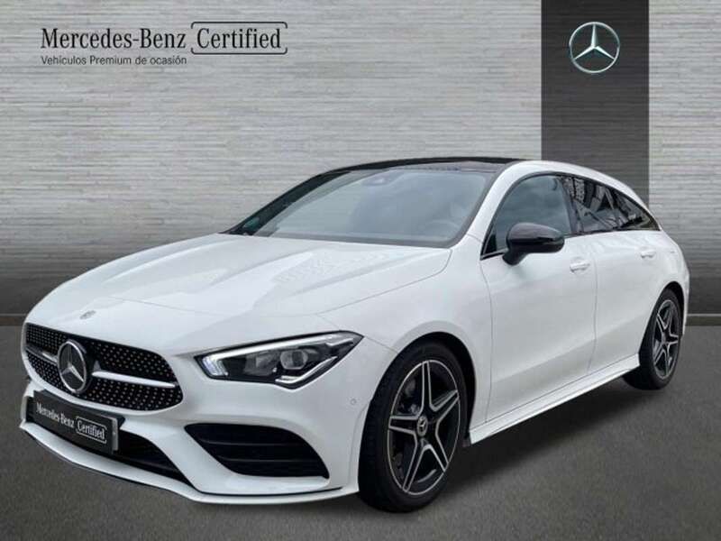 Blanco Usado 2022 Mercedes CLA200 AMG line Familiar | 35.500 € (Caro) - Imagen 1/4