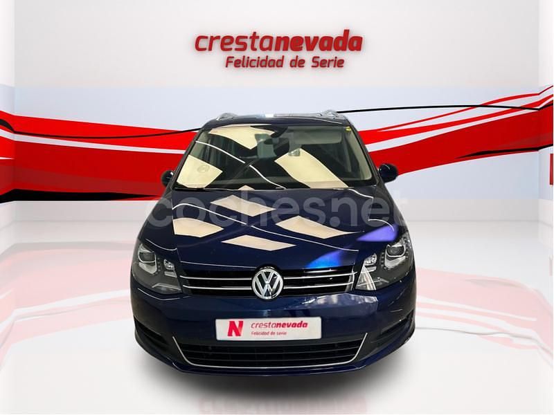 Usado VW Sharan Advance 150 CV (110 kW) 2021 Azul Monovolumen