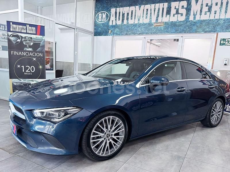 Usado Mercedes CLA200 150 CV (110 kW) 2021 Azul Berlina