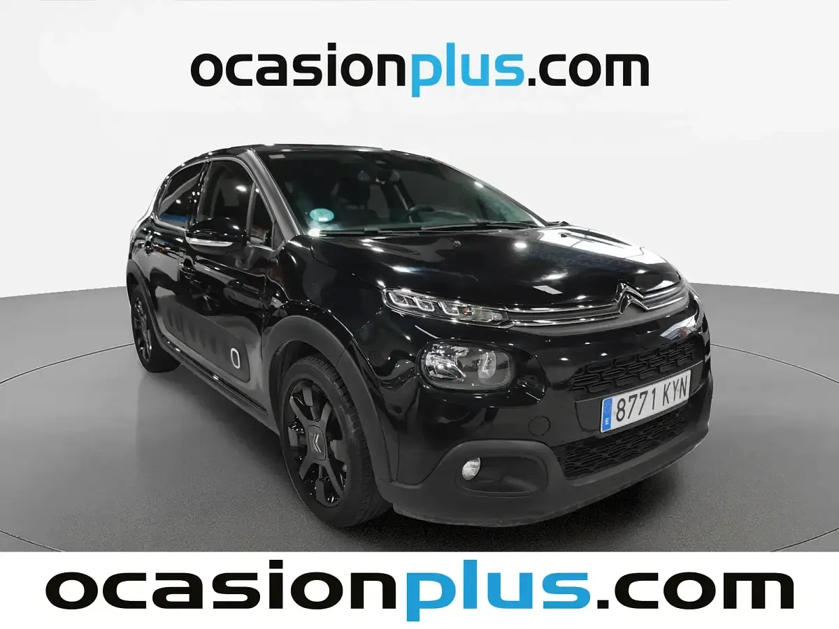Usado Citroën C3 PureTech 110 CV (80 kW) 2019 Negro Utilitario