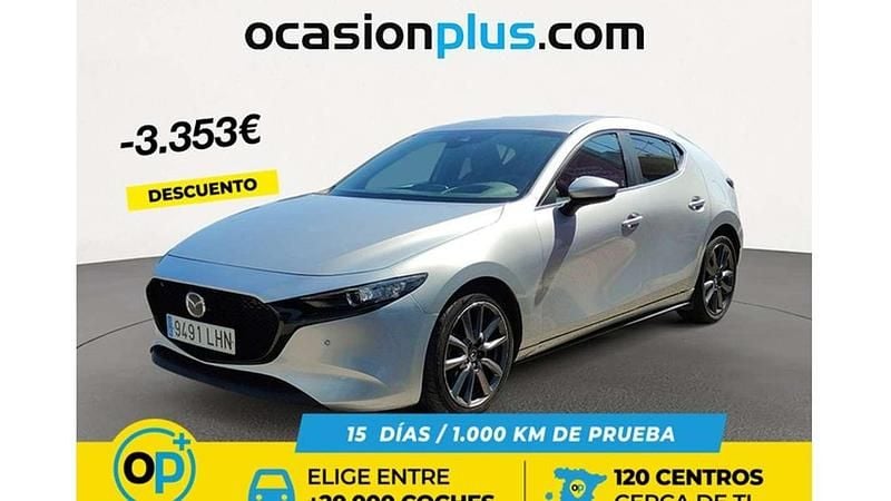 Usado Mazda 3 122 CV (89 kW) 2020 Plateado Utilitario