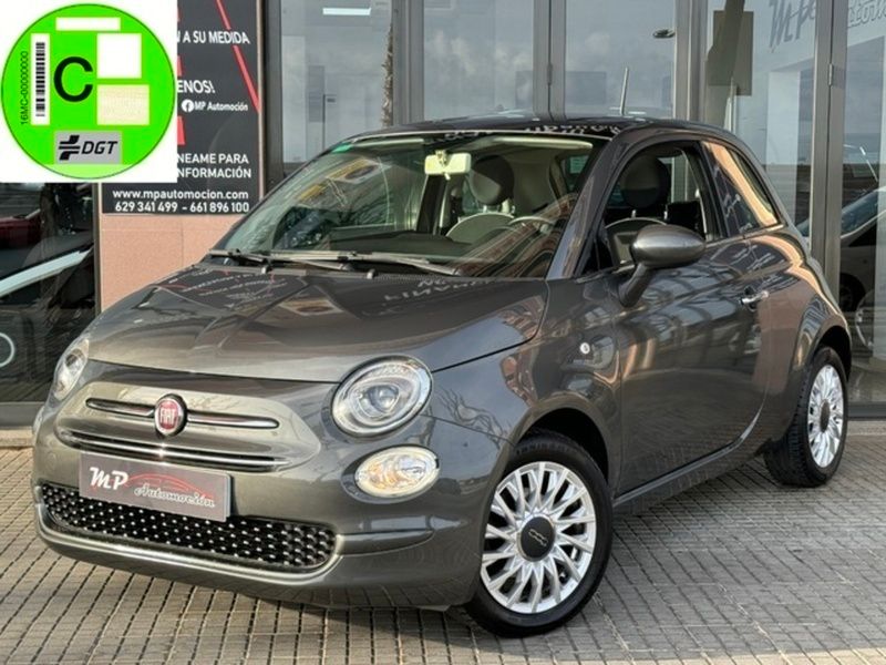 Gris Usado 2019 Fiat 500 Lounge Utilitario | 9990 € (Precio justo) - Imagen 1/4