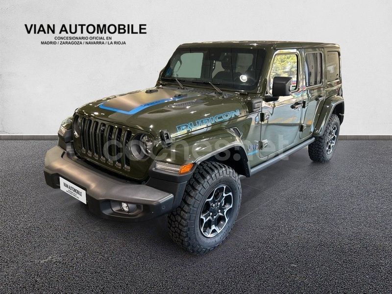 Verde Usado 2022 Jeep Wrangler Rubicon SUV | 64.990 € (Precio justo) - Imagen 1/4