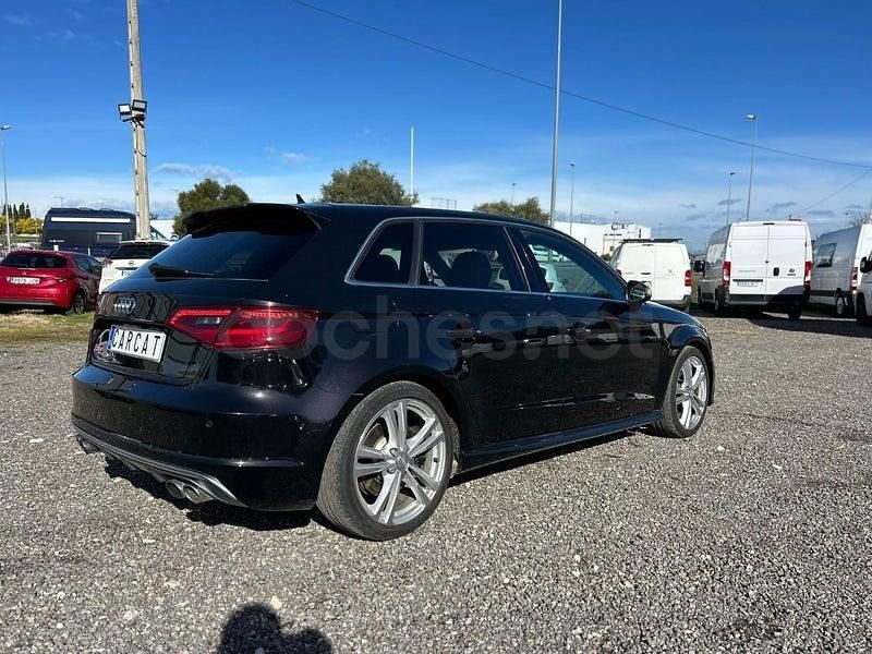 Usado Audi S3 300 CV (220 kW) 2014 Negro Berlina