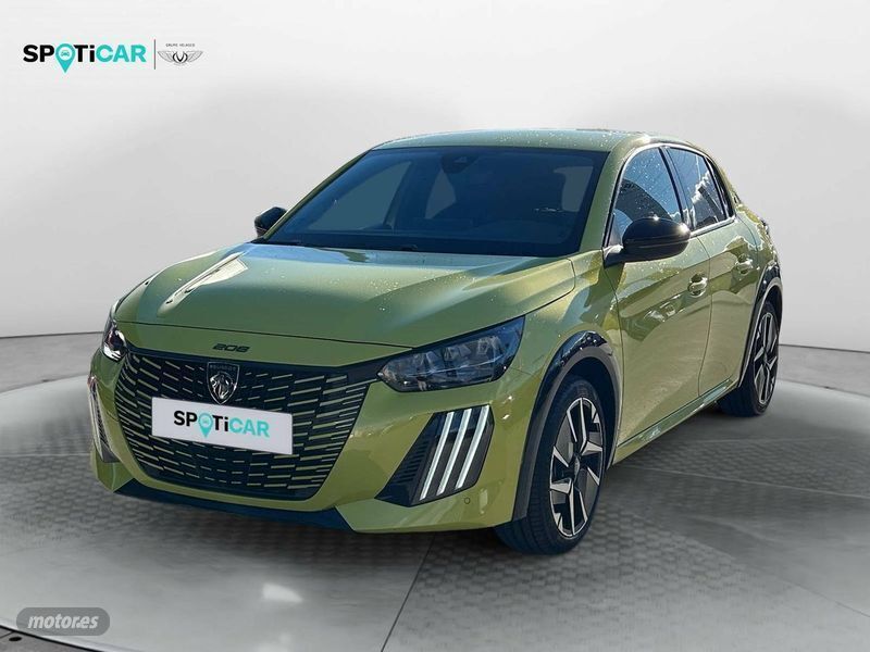 Amarillo Usado 2024 Peugeot e-208 GT Utilitario | 22.995 € - Imagen 1/4