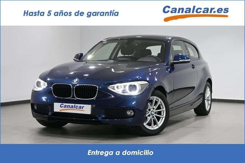 Azul Usado 2014 BMW 118 Utilitario | 9651 € (Super precio) - Imagen 1/4