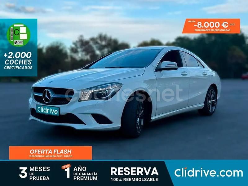 Usado Mercedes CLA220 177 CV (130 kW) 2016 Blanco Berlina