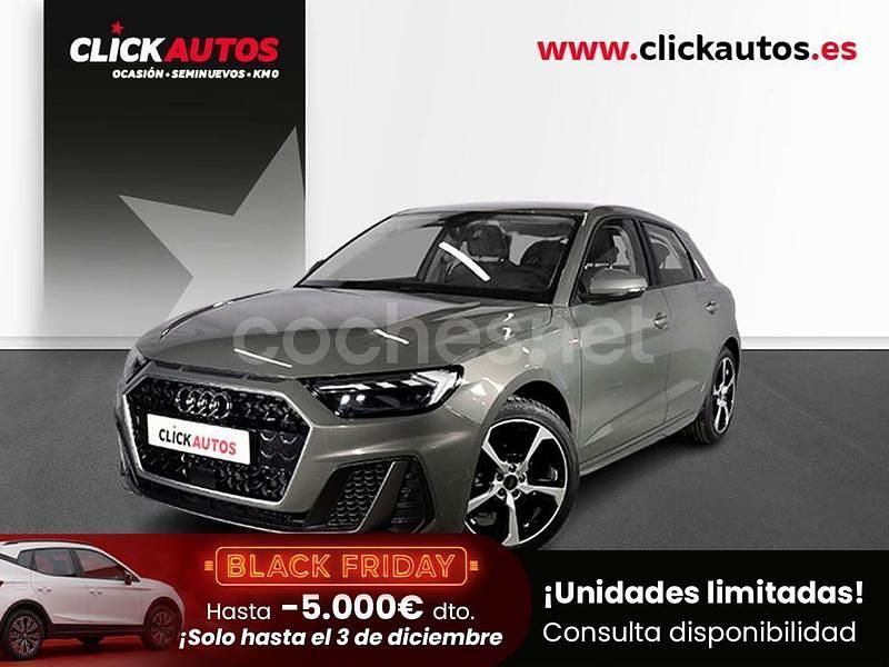 Gris / plata Usado 2023 Audi A1 Sportback S-Line Utilitario | 19.900 € (Precio justo) - Imagen 1/4