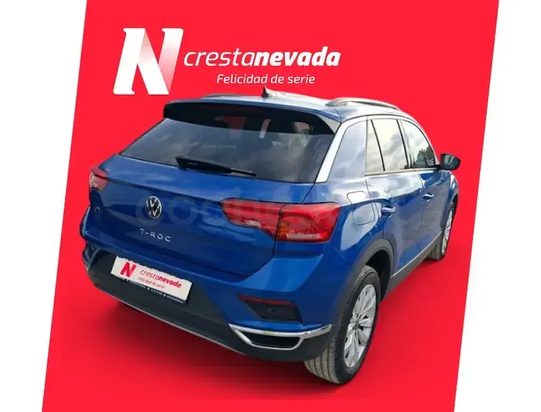 Usado VW T-Roc Advance 115 CV (84 kW) 2021 Azul SUV