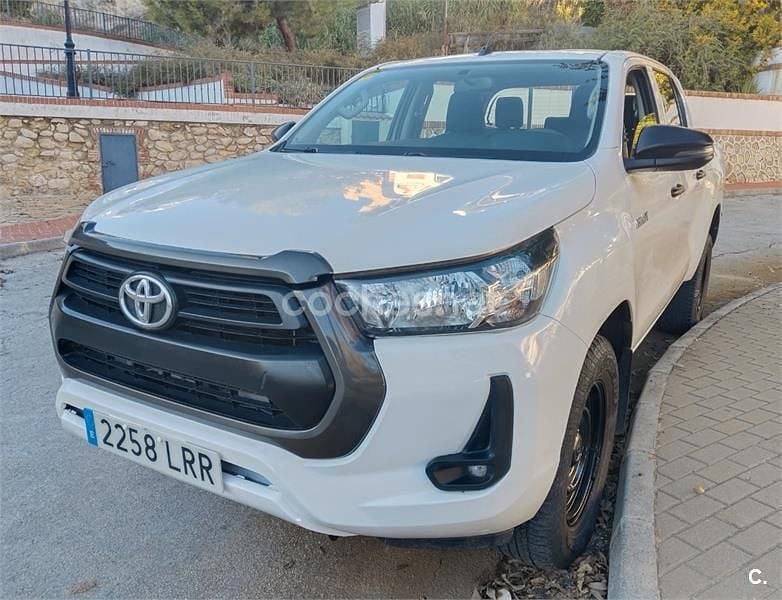 Blanco Usado 2021 Toyota HiLux Plus Recogida | 24.300 € (Precio justo) - Imagen 1/4