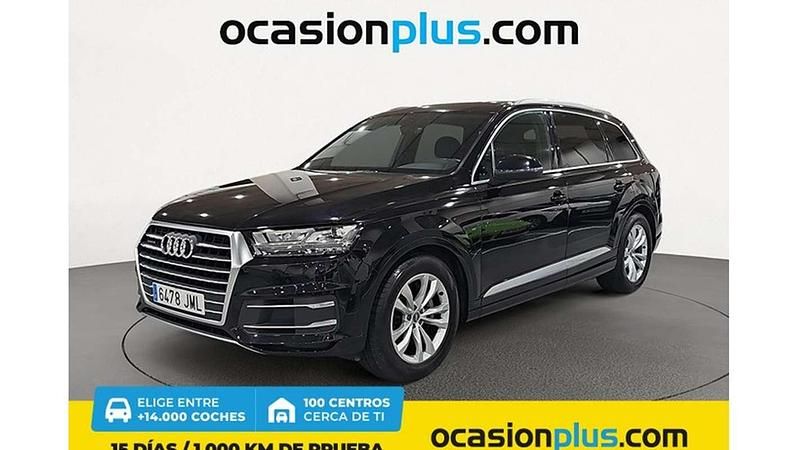 Negro Usado 2016 Audi Q7 Design SUV | 32.890 € (Precio justo) - Imagen 1/4