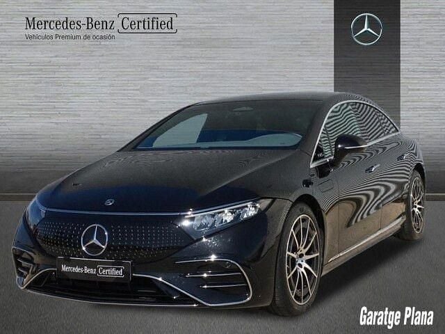 Usado Mercedes EQS450+ Edition 264 kW (360 CV) 2024 Negro obsidiana Berlina