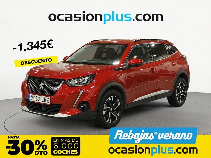 Rojo Usado 2021 Peugeot 2008 Allure SUV | 14.800 € (Precio justo) - Imagen 1/4
