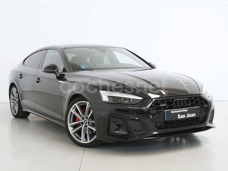 Negro Usado 2024 Audi A5 Sportback S-Line Berlina | 43.990 € (Precio justo) - Imagen 1/4