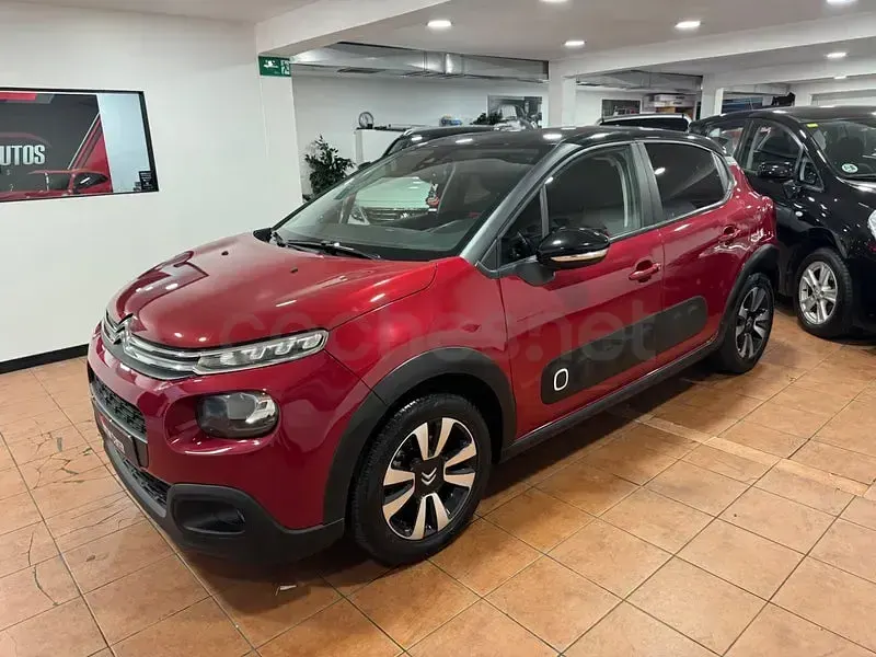 Usado Citroën C3 PureTech 82 CV (60 kW) 2017 Granate Berlina