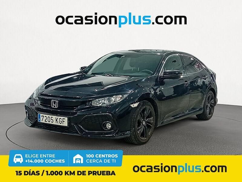 Negro Usado 2017 Honda Civic Elegance Utilitario | 18.590 € (Precio justo) - Imagen 1/4