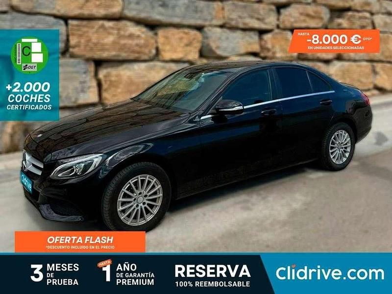 Negro Usado 2015 Mercedes C220 Executive Familiar | 14.590 € (Precio justo) - Imagen 1/3