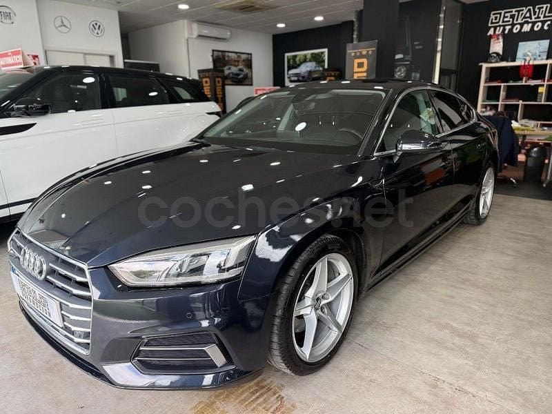 Usado Audi A5 Sportback 150 CV (110 kW) 2018 Azul Utilitario