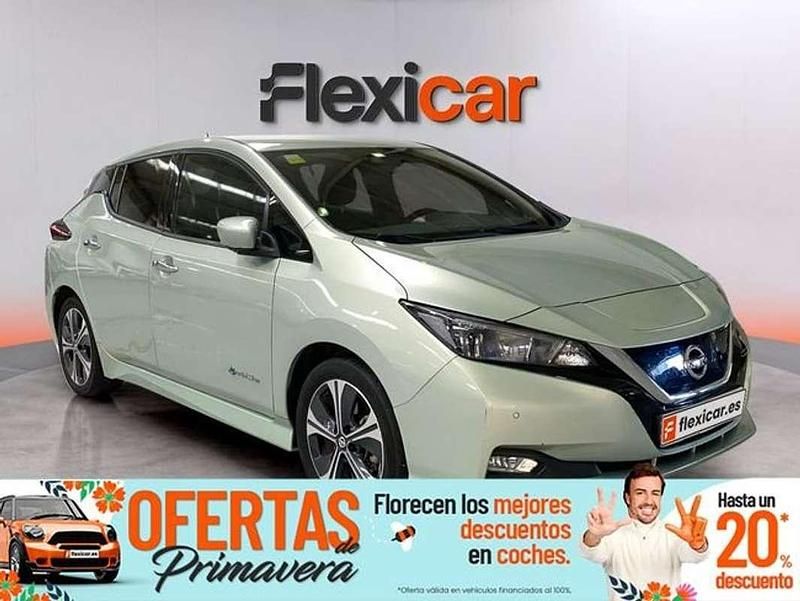 Usado Nissan Leaf Acenta 110 kW (150 CV) 2018 Azul Utilitario