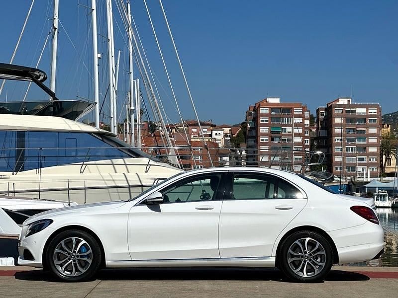 Usado Mercedes C350e 279 CV (205 kW) 2017 Blanco Berlina