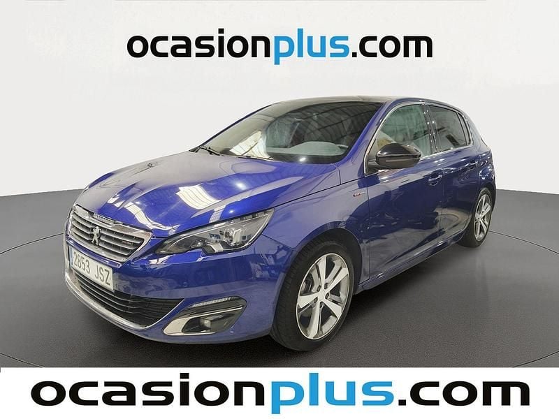 Usado Peugeot 308 GT-line 131 CV (96 kW) 2016 Azul Utilitario
