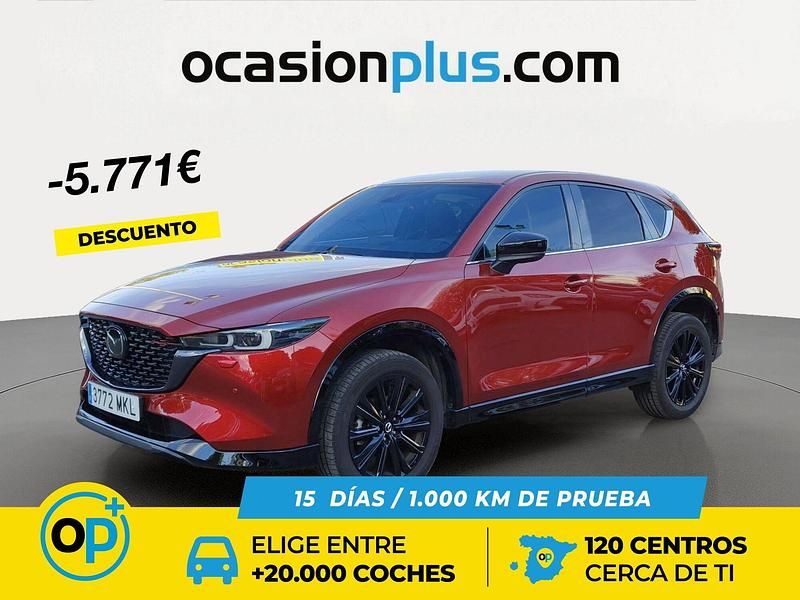 Rojo Usado 2023 Mazda CX-5 Homura-Line SUV | 33.900 € (Caro) - Imagen 1/3