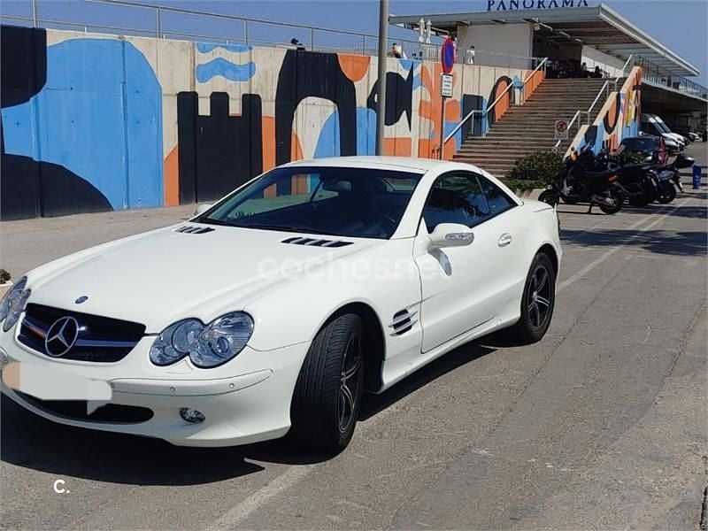 Usado Mercedes SL350 245 CV (180 kW) 2003 Blanco Descapotable