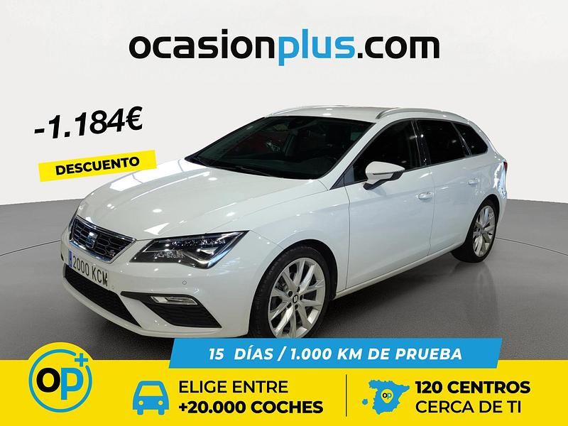Usado Seat Leon FR 150 CV (110 kW) 2017 Blanco Familiar