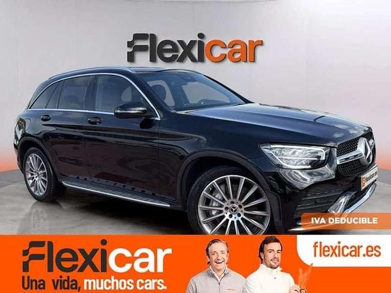Usado Mercedes GLC220 194 CV (142 kW) 2022 Negro SUV