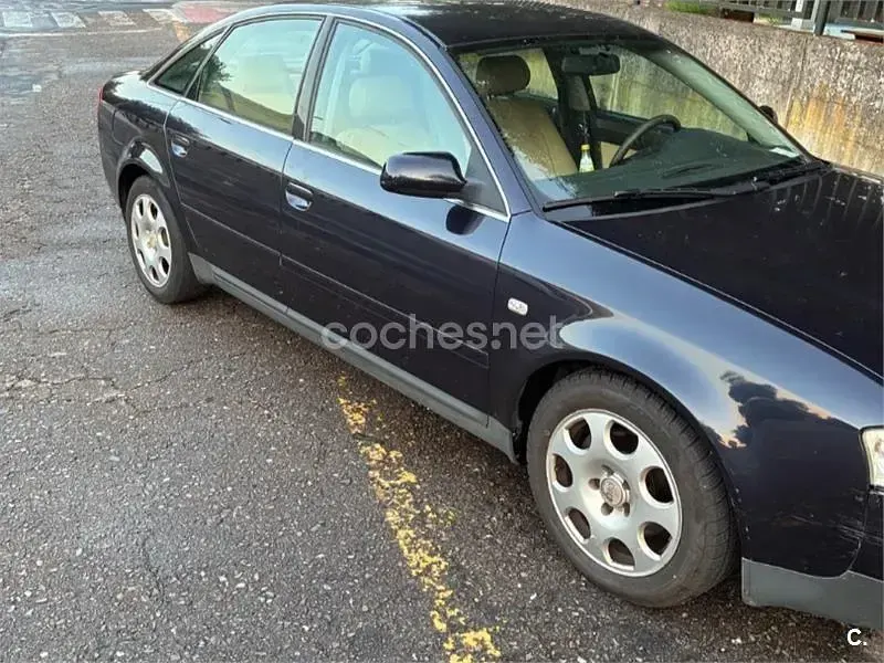 Usado Audi A6 130 CV (95 kW) 2003 Negro Berlina