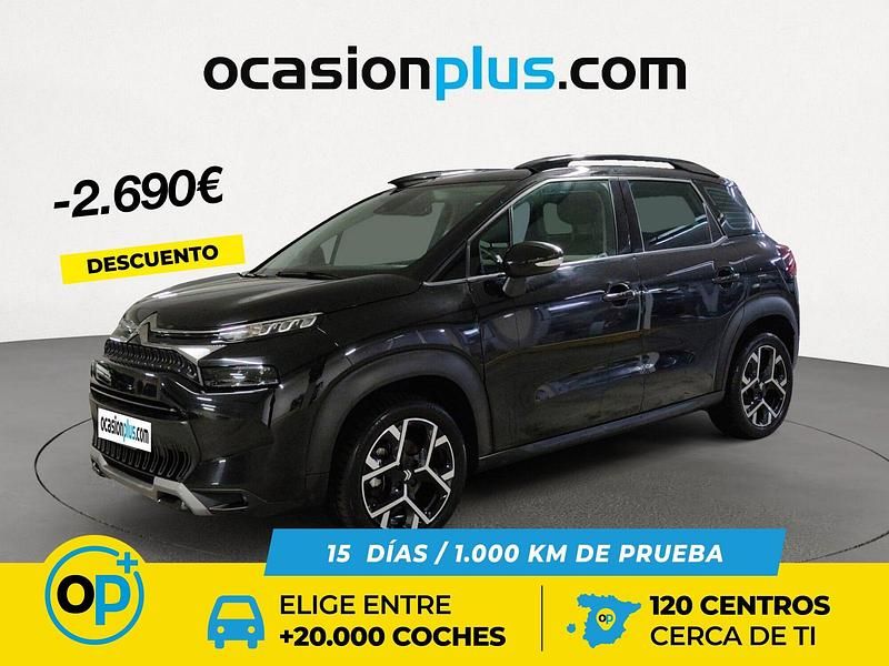 Negro Usado 2024 Citroën C3 Aircross PureTech SUV | 14.090 € (Precio justo) - Imagen 1/4