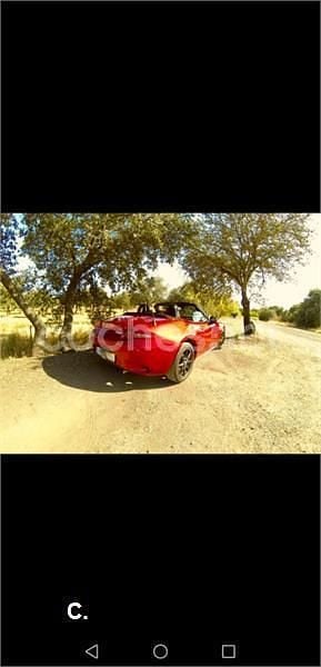 Rojo Usado 2015 Mazda MX5 Luxury Descapotable | 17.990 € (Buen precio) - Imagen 1/4