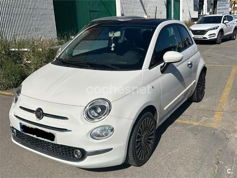 Usado Fiat 500 Lounge 69 CV (50 kW) 2017 Blanco Berlina