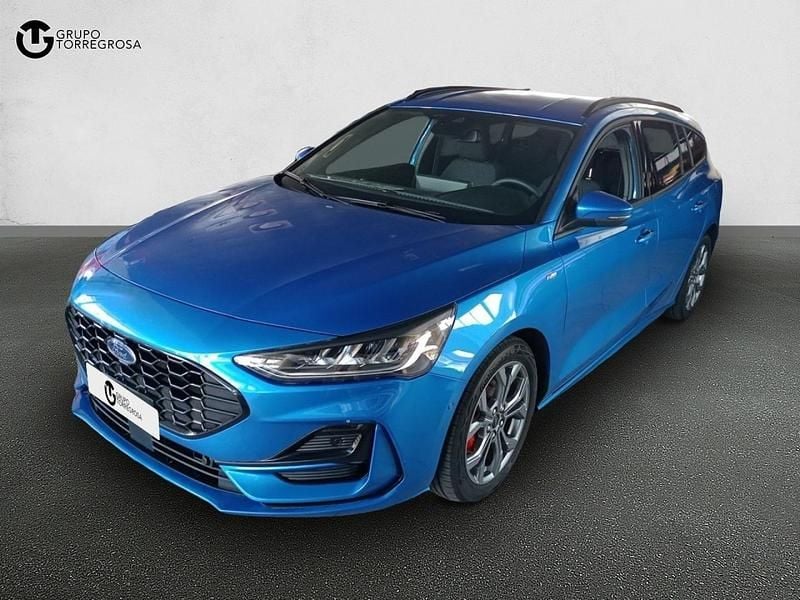 Azul Usado 2024 Ford Focus ST-Line Familiar | 27.900 € (Caro) - Imagen 1/4