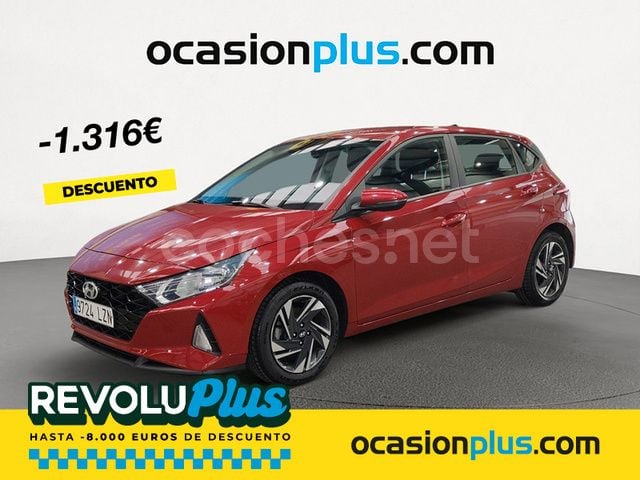 Rojo Usado 2022 Hyundai i20 Berlina | 13.490 € (Buen precio) - Imagen 1/4