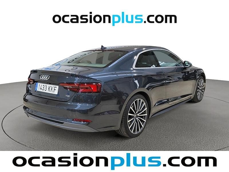 Usado Audi A5 S-Line 190 CV (139 kW) 2018 Gris Coupe