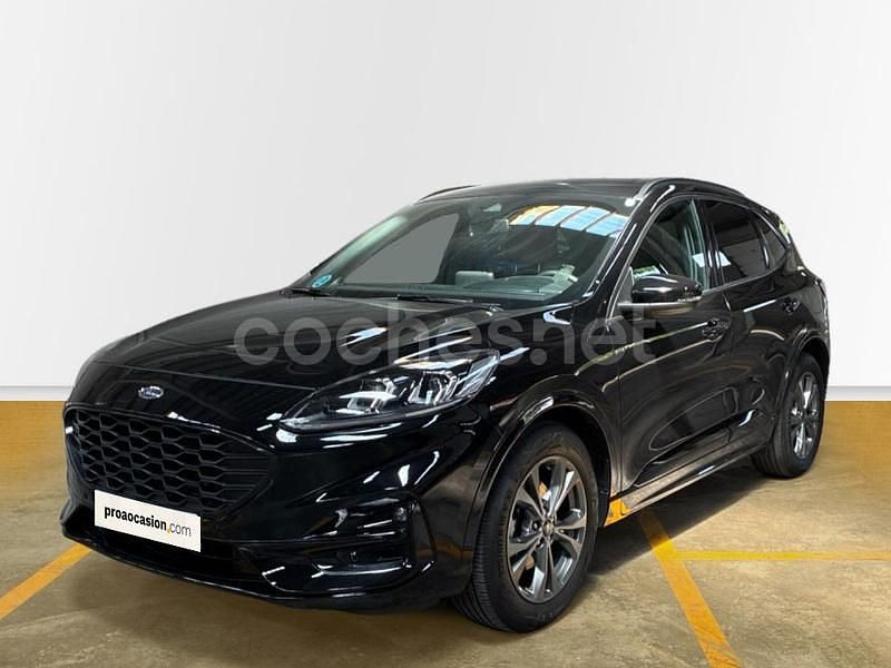 Negro Usado 2022 Ford Kuga ST-Line SUV | 18.800 € (Precio justo) - Imagen 1/4