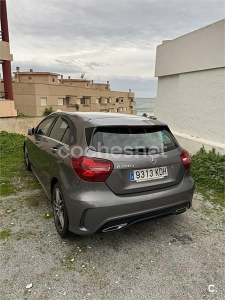 Gris / plata Usado 2017 Mercedes A200 AMG line Berlina | 16.500 € (Buen precio) - Imagen 1/4