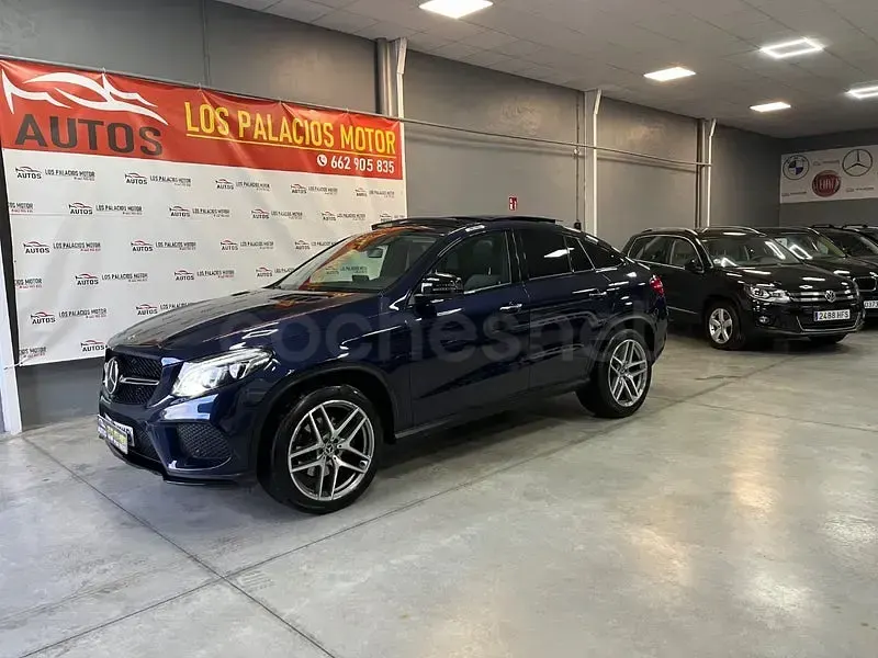 Usado Mercedes GLE350 272 CV (200 kW) 2019 Azul SUV