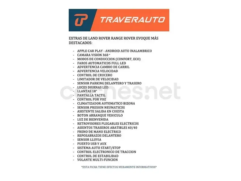 Usado Land Rover Range Rover evoque 160 CV (117 kW) 2021 Rojo SUV